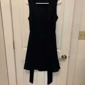 Dex Black High Low Sleeveless Dress